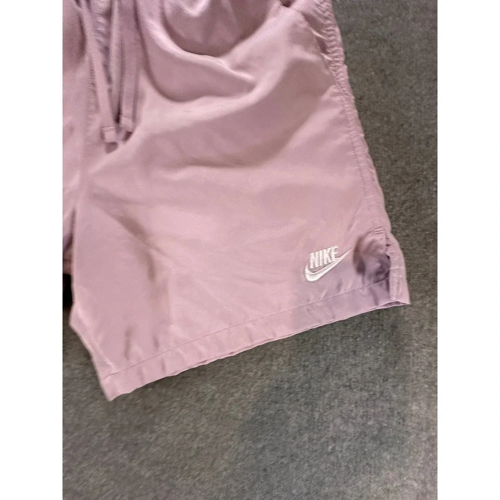 Nike Sportswear Essential Woven Shorts Lavender Purple Mens Small CJ1682-530